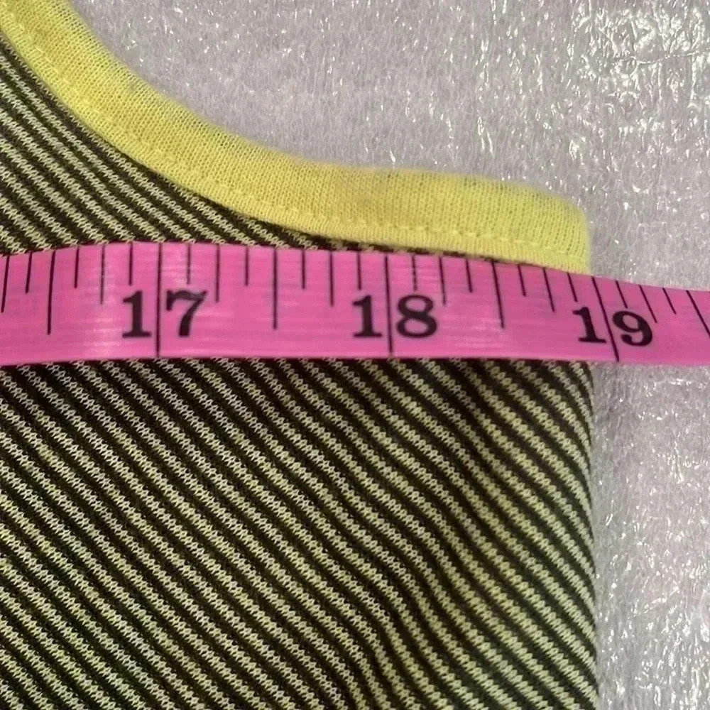 [L]Alo Yoga Racer Back  Tank Top in Stripes - Picture 4 of 5